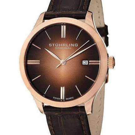 Orologio da uomo Stuhrling Original Cuvette II Swiss Quartz 490.3345K14