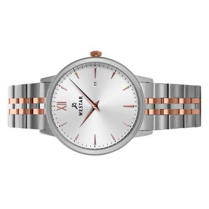 Orologio da uomo con profilo Westar in acciaio inossidabile quadrante argentato al quarzo 50215SPN607