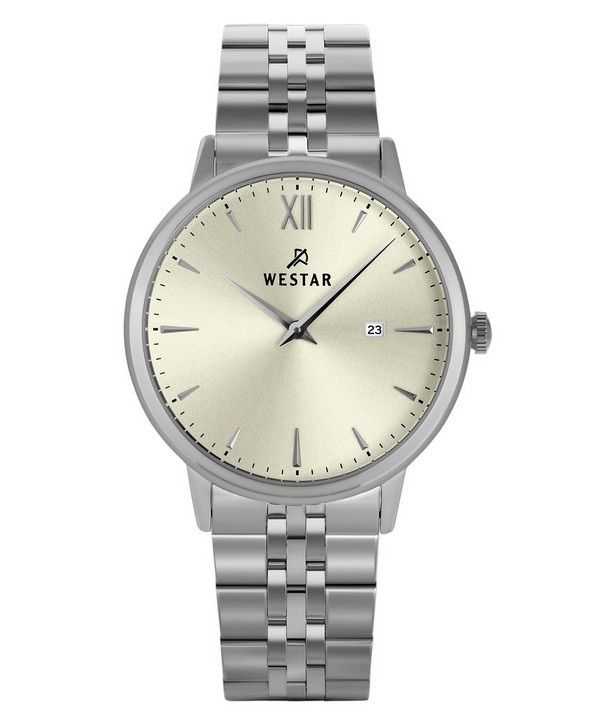 Orologio da uomo 50215STN102 al quarzo con quadrante champagne chiaro in acciaio inossidabile con profilo Westar
