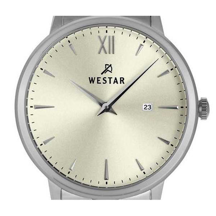 Orologio da uomo 50215STN102 al quarzo con quadrante champagne chiaro in acciaio inossidabile con profilo Westar