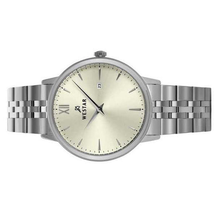 Orologio da uomo 50215STN102 al quarzo con quadrante champagne chiaro in acciaio inossidabile con profilo Westar