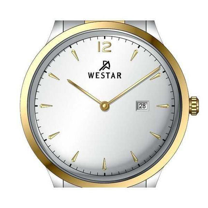 Orologio da uomo 50218CBN107 al quarzo con quadrante argentato in acciaio inossidabile con profilo Westar