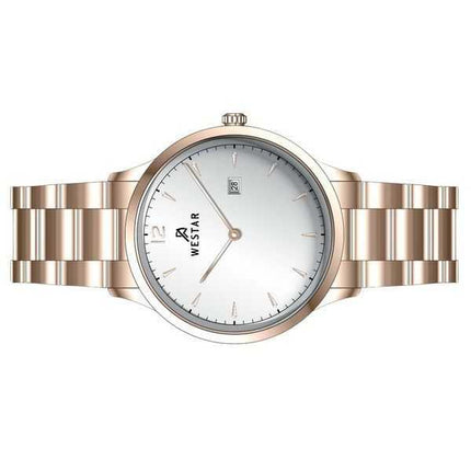 Orologio da uomo con profilo Westar in acciaio inossidabile quadrante argentato al quarzo 50218PPN607