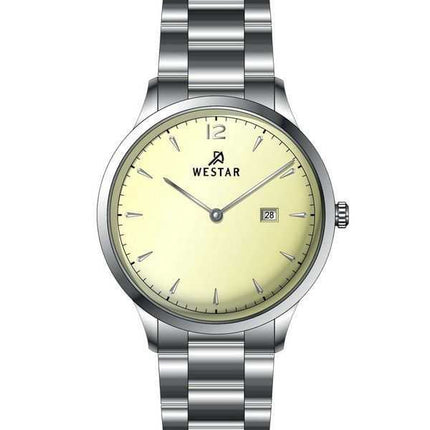 Orologio da uomo 50218STN102 al quarzo con quadrante champagne chiaro in acciaio inossidabile con profilo Westar