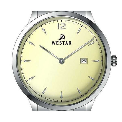 Orologio da uomo 50218STN102 al quarzo con quadrante champagne chiaro in acciaio inossidabile con profilo Westar