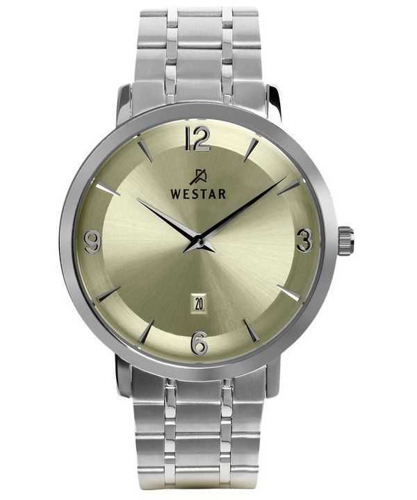 Orologio da uomo 50220STN102 con quadrante champagne in acciaio inossidabile con profilo Westar