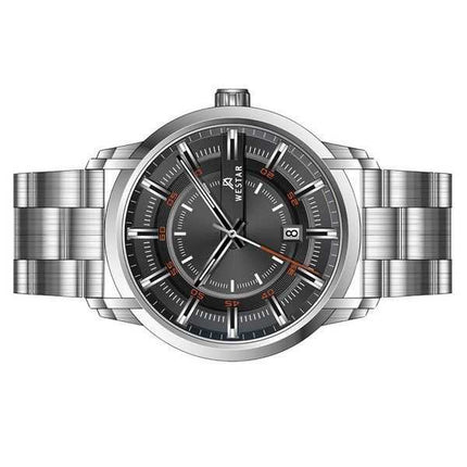 Orologio da uomo con profilo Westar in acciaio inossidabile quadrante nero al quarzo 50229STN803
