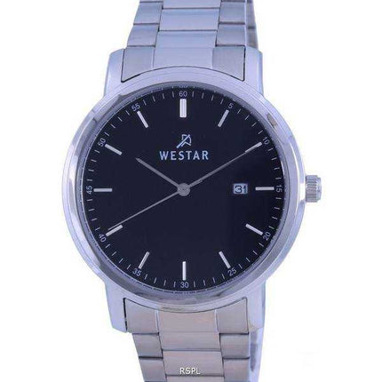Orologio da donna Westar con quadrante nero in acciaio inossidabile al quarzo 50243 STN 103