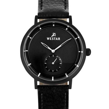 Orologio da uomo 50246BBN103 con cinturino in pelle con profilo Westar quadrante nero al quarzo
