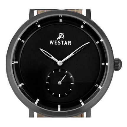 Orologio da uomo 50246GGN103 con cinturino in pelle con profilo Westar quadrante nero al quarzo