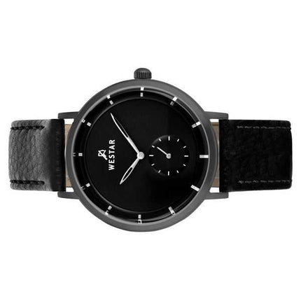 Orologio da uomo 50246GGN103 con cinturino in pelle con profilo Westar quadrante nero al quarzo
