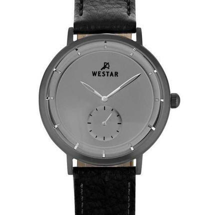 Orologio da uomo 50246GGN106 con cinturino in pelle profilo Westar quadrante grigio al quarzo