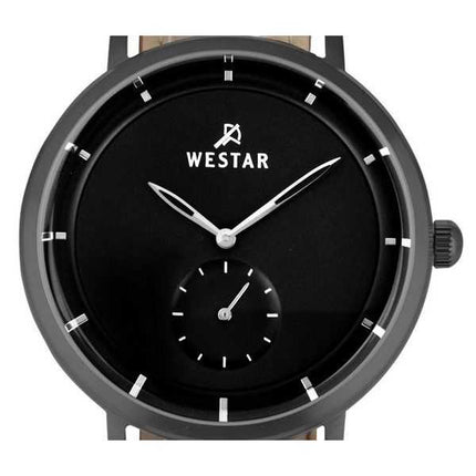 Orologio da uomo 50246GGN183 con cinturino in pelle con profilo Westar quadrante nero al quarzo