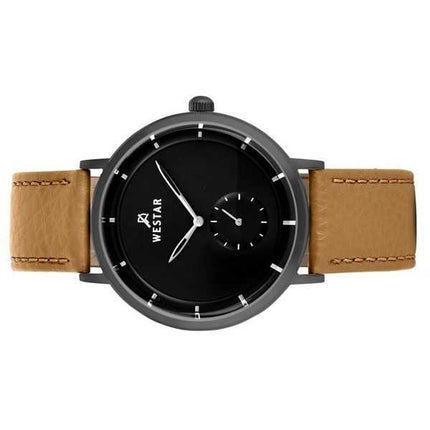 Orologio da uomo 50246GGN183 con cinturino in pelle con profilo Westar quadrante nero al quarzo