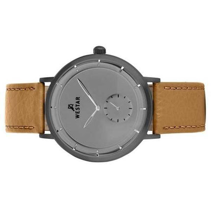 Orologio da uomo 50246GGN186 con cinturino in pelle profilo Westar quadrante grigio al quarzo