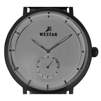 Orologio da uomo con profilo Westar in acciaio inossidabile quadrante grigio al quarzo 50247BBN306