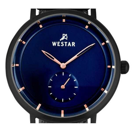 Orologio da uomo con profilo Westar in acciaio inossidabile quadrante blu al quarzo 50247BBN604