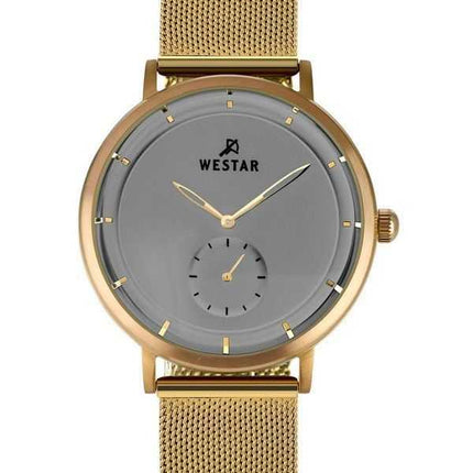Orologio da uomo con profilo Westar in acciaio inossidabile quadrante grigio al quarzo 50247BZZ106