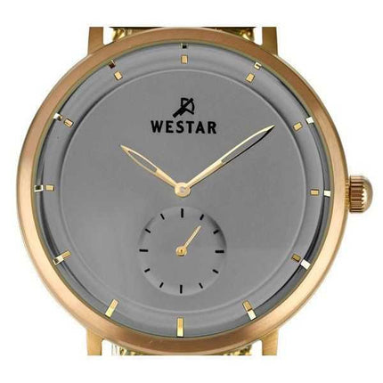 Orologio da uomo con profilo Westar in acciaio inossidabile quadrante grigio al quarzo 50247BZZ106