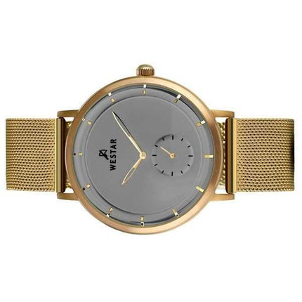 Orologio da uomo con profilo Westar in acciaio inossidabile quadrante grigio al quarzo 50247BZZ106
