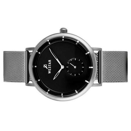 Orologio da uomo con profilo Westar in acciaio inossidabile quadrante nero al quarzo 50247STN103