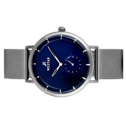 Orologio da uomo con profilo Westar in acciaio inossidabile quadrante blu al quarzo 50247STN104