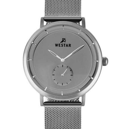 Orologio da uomo con profilo Westar in acciaio inossidabile quadrante grigio al quarzo 50247STN106