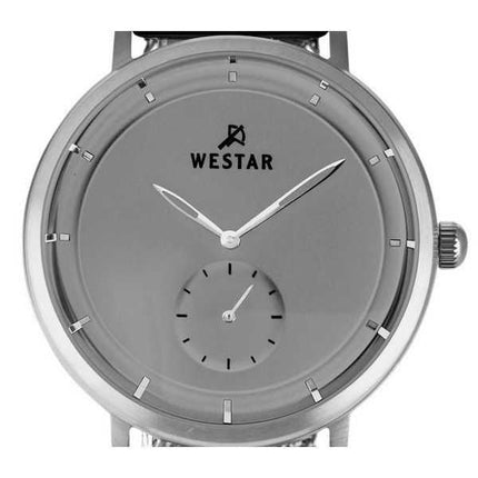 Orologio da uomo con profilo Westar in acciaio inossidabile quadrante grigio al quarzo 50247STN106