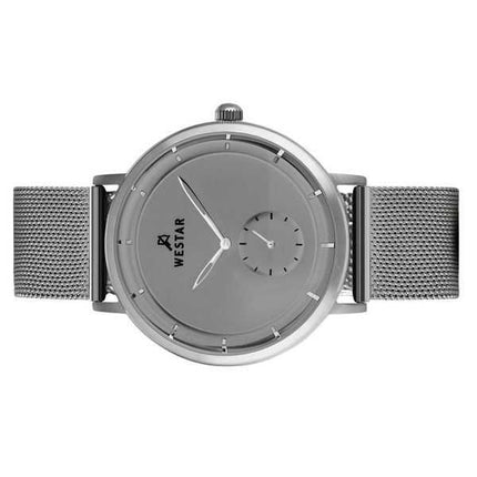 Orologio da uomo con profilo Westar in acciaio inossidabile quadrante grigio al quarzo 50247STN106