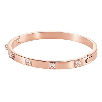 Braccialetto Swarovski Tactic Rose Gold Tone Con Cristallo Bianco 5098368 Da Donna