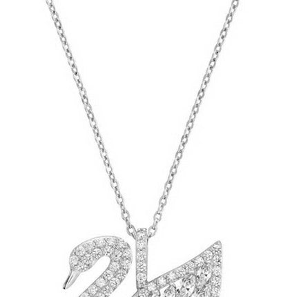 Collana da donna con ciondolo in cristallo swan lago 5169080 Swarovski