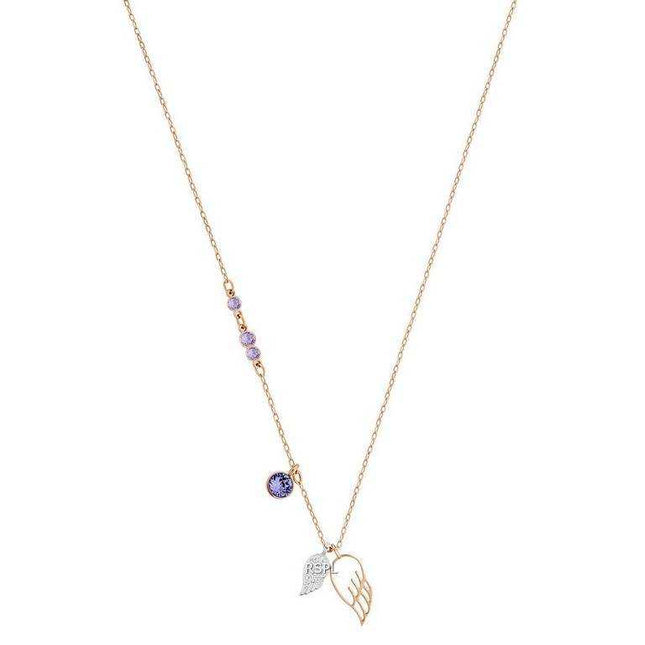 Collana da donna placcata oro rosa 5171264 Swarovski Duo Wing