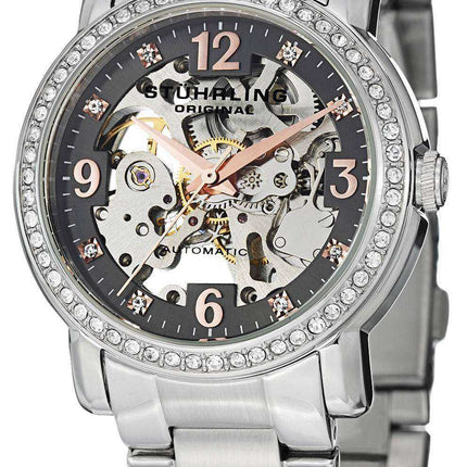 Orologio da donna Stuhrling Original Lady Canterbury automatico quadrante cristallizzato 531L.111154