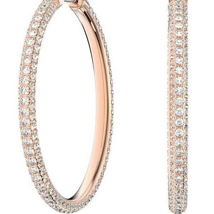 Orecchini Swarovski Dextera Hoop color oro rosa 5383938 per donna