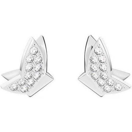 Orecchini Swarovski Lilia Butterfly placcati in rodio con cristallo bianco 5636424 da donna