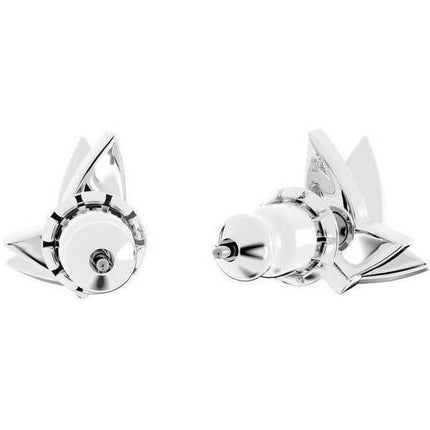 Orecchini Swarovski Lilia Butterfly placcati in rodio con cristallo bianco 5636424 da donna