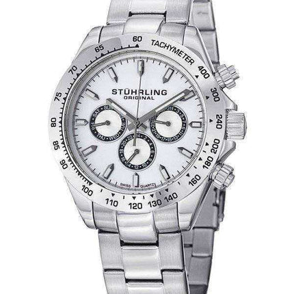 Orologio da uomo Stuhrling Original Raceway al quarzo tachimetrico in scala 564.01