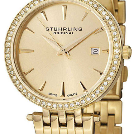 Stuhrling Original Soiree Swiss Quartz Swarovski Crystals 579.03 Orologio da donna