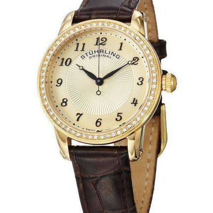 Stuhrling Original Symphony Ultra Slim cristalli Swarovski quarzo svizzero 651.02 orologio da donna