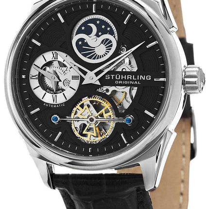 Orologio da uomo Stuhrling Original Special Reserve Delphi Dual Time 657.02