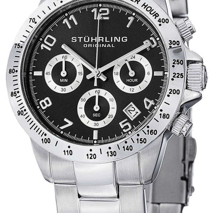 Orologio da uomo Stuhrling Original Concorso al quarzo con cronografo 665B.01