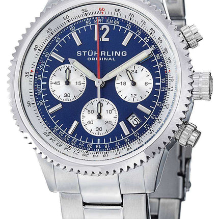 Orologio da uomo Stuhrling Original Monaco Quartz Chronograph 669B.02