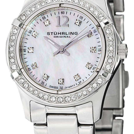 Orologio da donna Stuhrling Original Vogue Audrey Glimmer Swiss Quartz Swarovski 703B.01