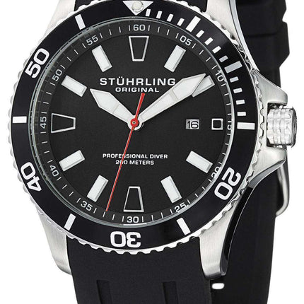 Orologio da uomo Stuhrling Original Aqua Diver Regatta Quartz 706.01