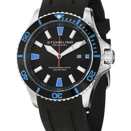 Orologio da uomo Stuhrling Original Regatta Bracera Professional Diver 200M Quartz 706.02