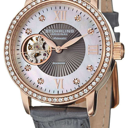Orologio da donna Stuhrling Original Vogue Automatic Leather Strap 710.04
