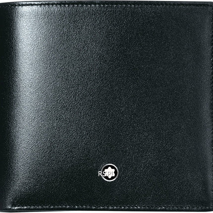Portafoglio da uomo Montblanc Meisterstuck in pelle nera 7162