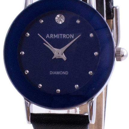 Armitron 752447BLSVBK Orologio al quarzo con accenti di diamanti da donna
