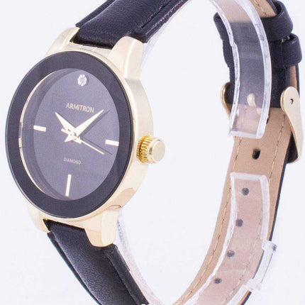 Armitron 755410BKGPBK Orologio da donna al quarzo con accenti di diamanti