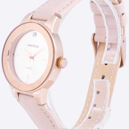 Orologio da donna con diamanti al quarzo Armitron 755410RSRGBH